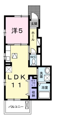 ソレアードみのりⅡの物件間取画像